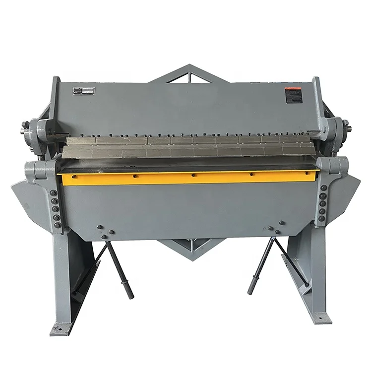 Manual type hand brake Small Sheet metal bender box and pan finger brake folder