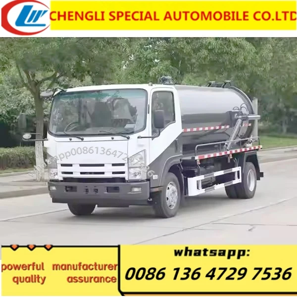 Isuzu Used HOWO Suction Type 20000 L Sewage Suction Truck For Sale