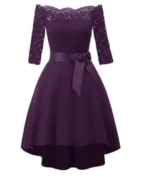 Off shoulder Elegant Strapless Casual Dress Floral 5 Colors Grace Loves Lace