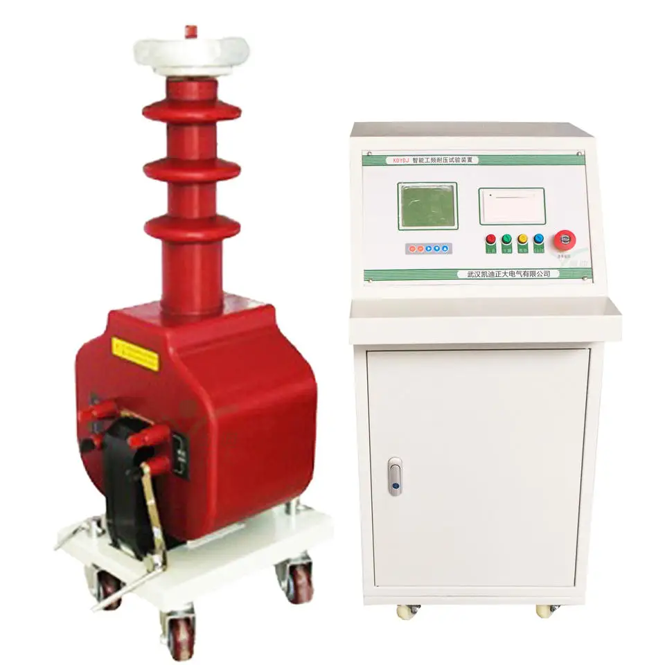 10 kva 100KV AC/DC Hipot Test Set power frequency voltage withstand tester AC DC Hipot Tester