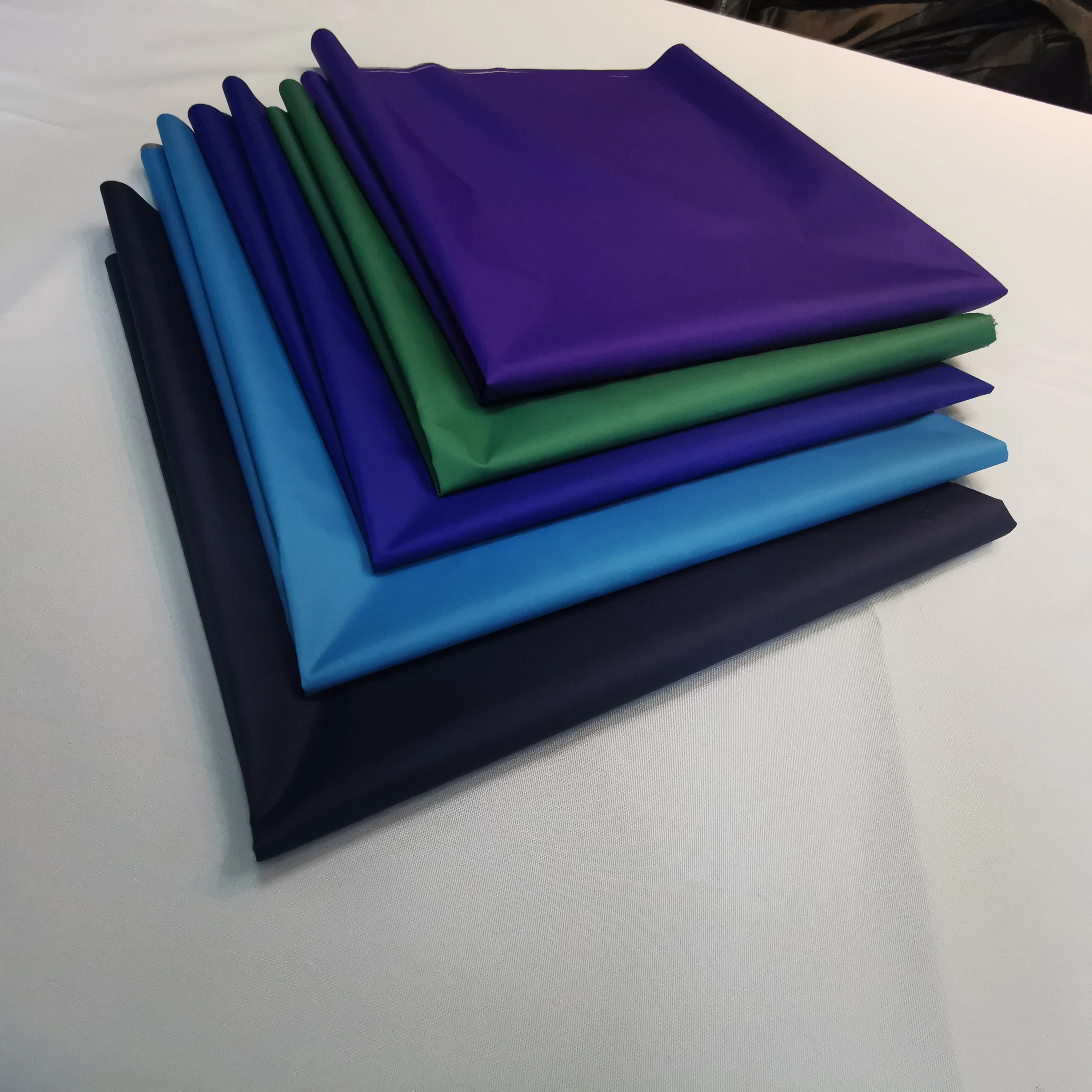 210T 230T Waterproof taffeta fabric silver coated full shading textile for Sun-Shading protective garment