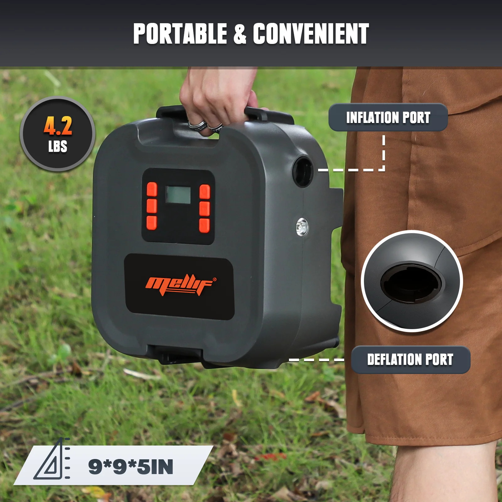 Cordless Paddle Board Pump for Dewalt 20V MAX Battery (No Battery), 20PSI Electric SUP Pump Air Pump