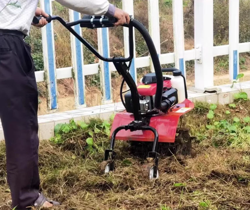2-Stroke Micro Mini Cultivator Machine Gasoline Power Engine