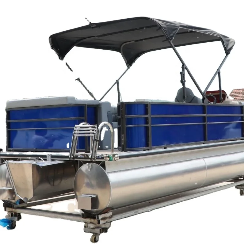 
19ft 5.8m Floating Pontoon boat in stock for sale 