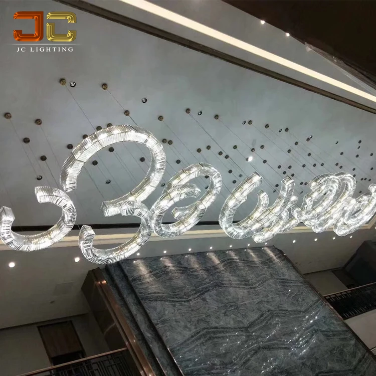 Роскошный арт-деко кольцо-тип хрустальная люстра круг лампа для лобби отеля и конференц-зала