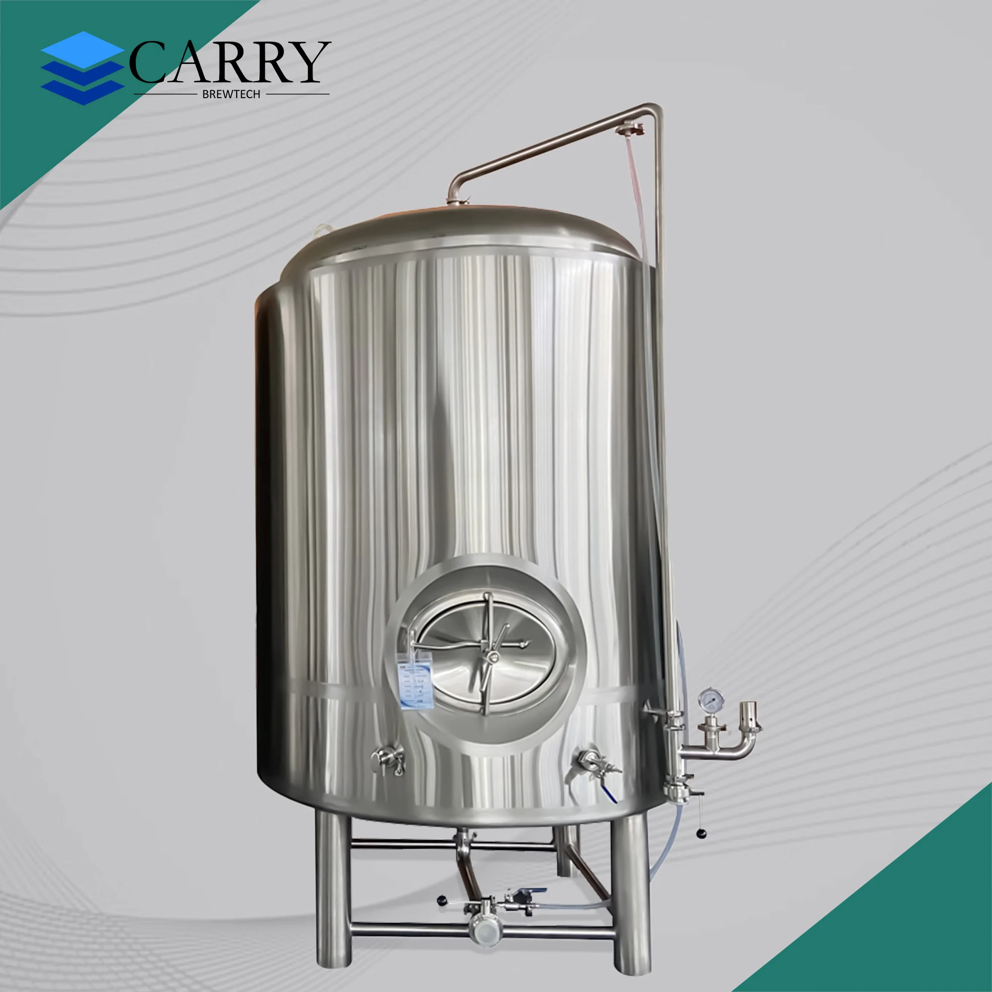 CARRY Stainless Steel Craft Beer Brewing Industrial Equipment 800L  Bright Beer Tank Fermenting System Storage Tank For Brewery