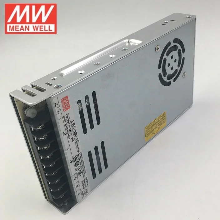 Источник питания Meanwell 24 В 12 оригинальный светодиодный драйвер LRS для светодиод