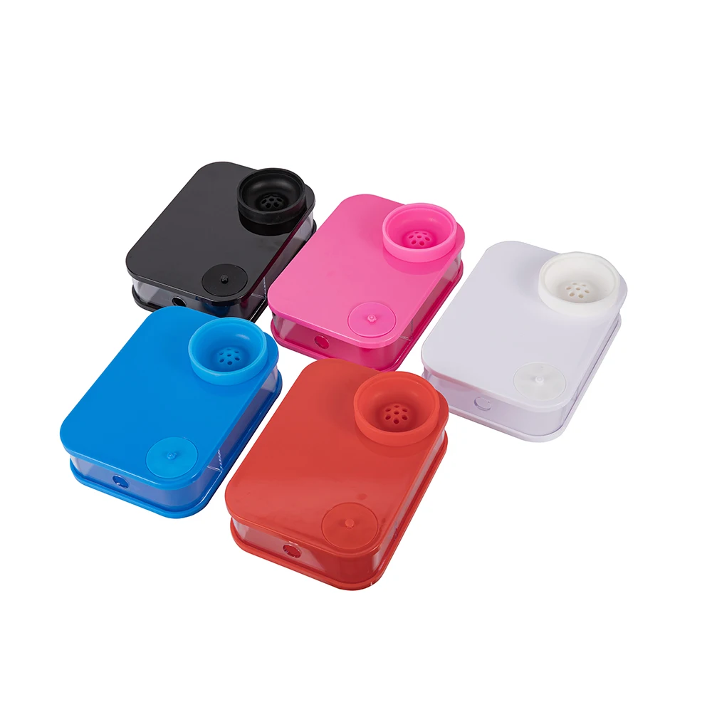 Оптовая продажа, Дешевая Портативная акриловая книга для кальяна, дорожная коробка для кальяна квадратной формы, книга для кальяна со светодиодной подсветкой