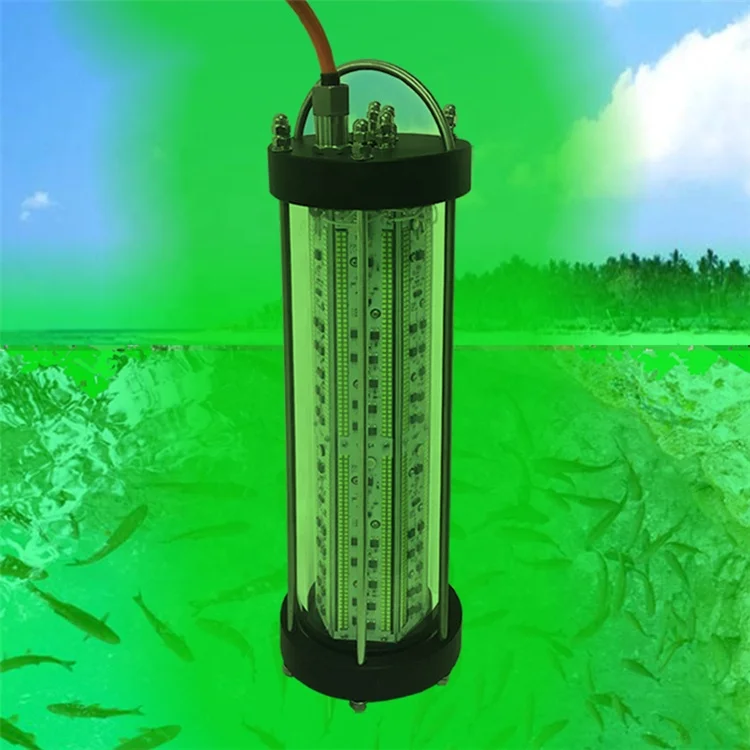  Падение глубокий 1500W LED приманка водонепроницаемый рыбы Фонд свет для рыбной ловли