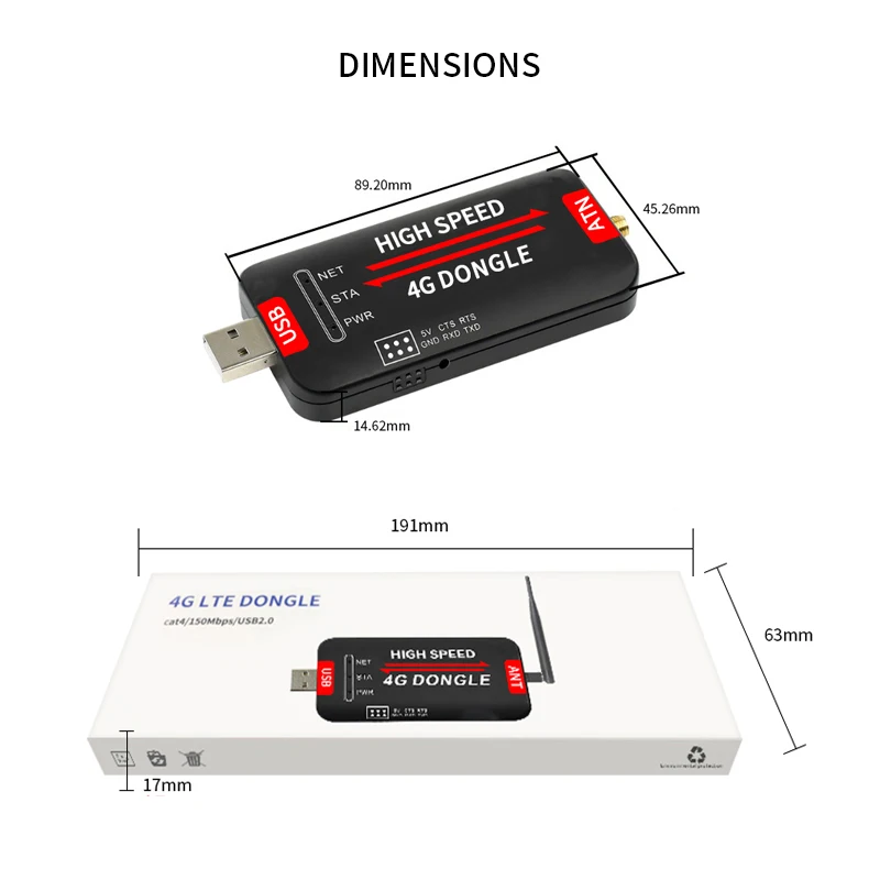 Usb-ключ 4g sim7600 lte