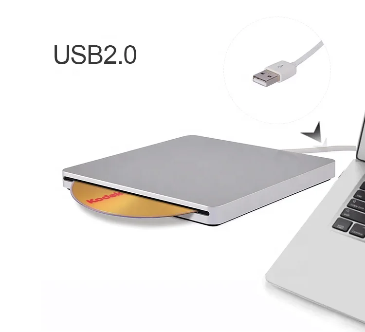 2021 Utra-slim Slot-in Dvd Drive Usb 3.0 External Dvd Burner with High Speed SATA Interface
