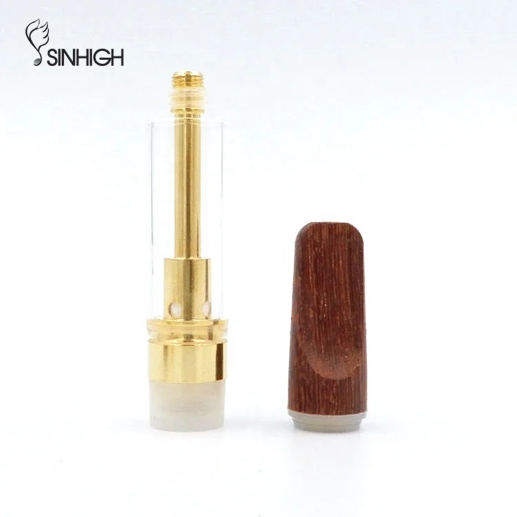  Sinhigh Gold CBD картридж для электронных сигарет с деревянным наконечником керамический 510 1