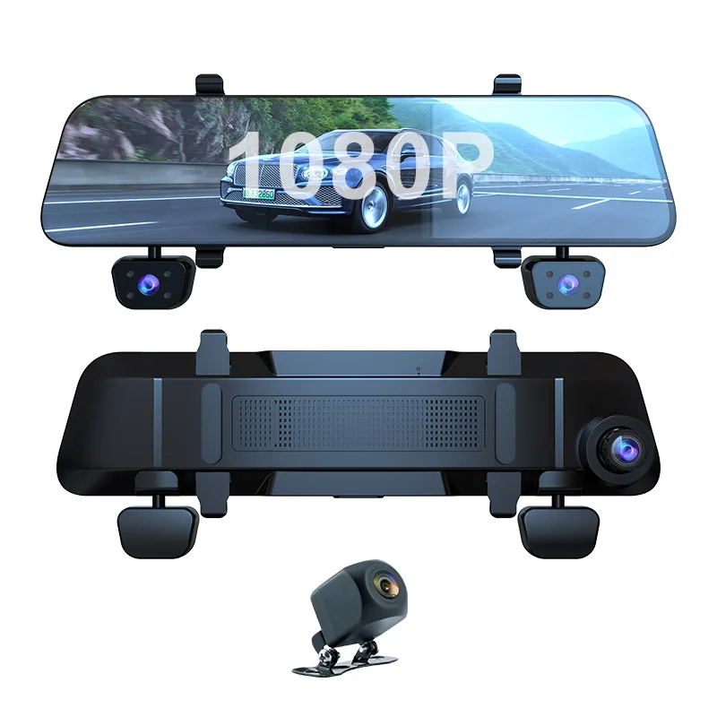 AD891 Smart Vehicle Dvr 1080P 4 Lens Mirror Dashcam WiFi GPS Rear View Mirror Stream Dash Camera for Cars