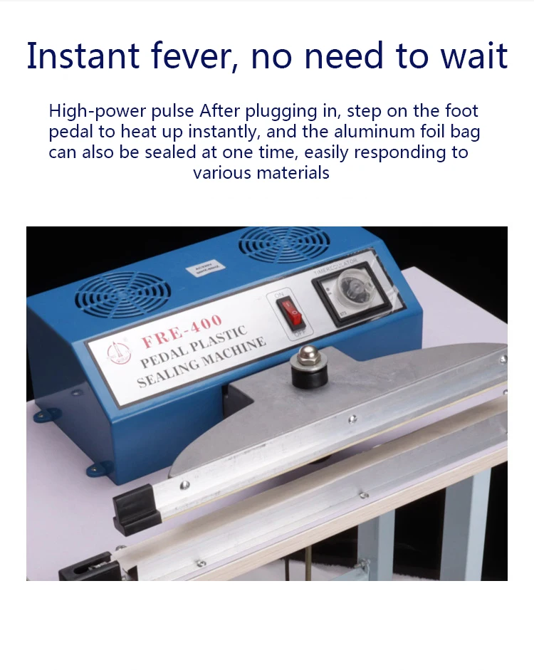 Factory cheap high quality Facility foot pedal sealer FRA-300 hot sale heat sealer