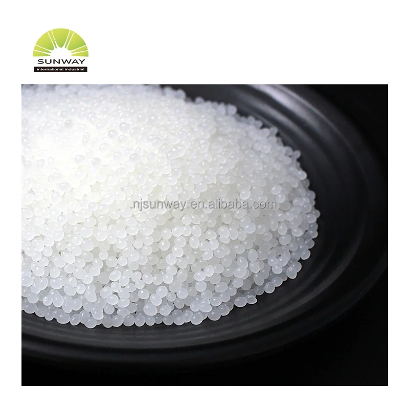 SUNWAY PLA Polylactic Acid Resin Food Grade polylactic acid powder 100% compostable PLA Granules for Straws