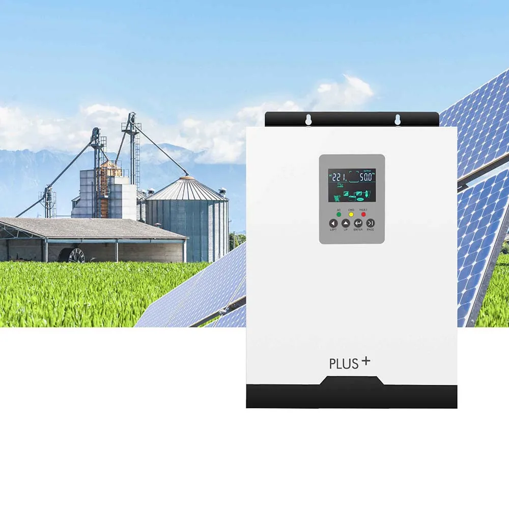 High Frequency Solar Pv Inverter LCD Display MPPT Communication 5kw Pure Sine Wave Parallel Wall-mounted Hybrid Inverter