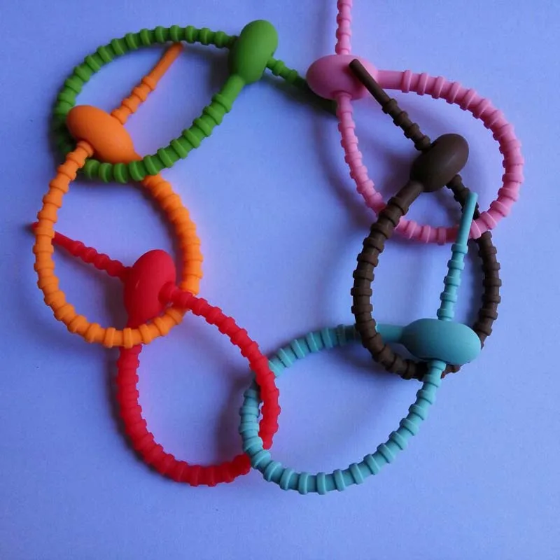 Reusable Silicone Cable Twist Ties Organizer Perfect for Cord Management Electronics Wire Strips, Kitchen, Garden Rubber Wraps