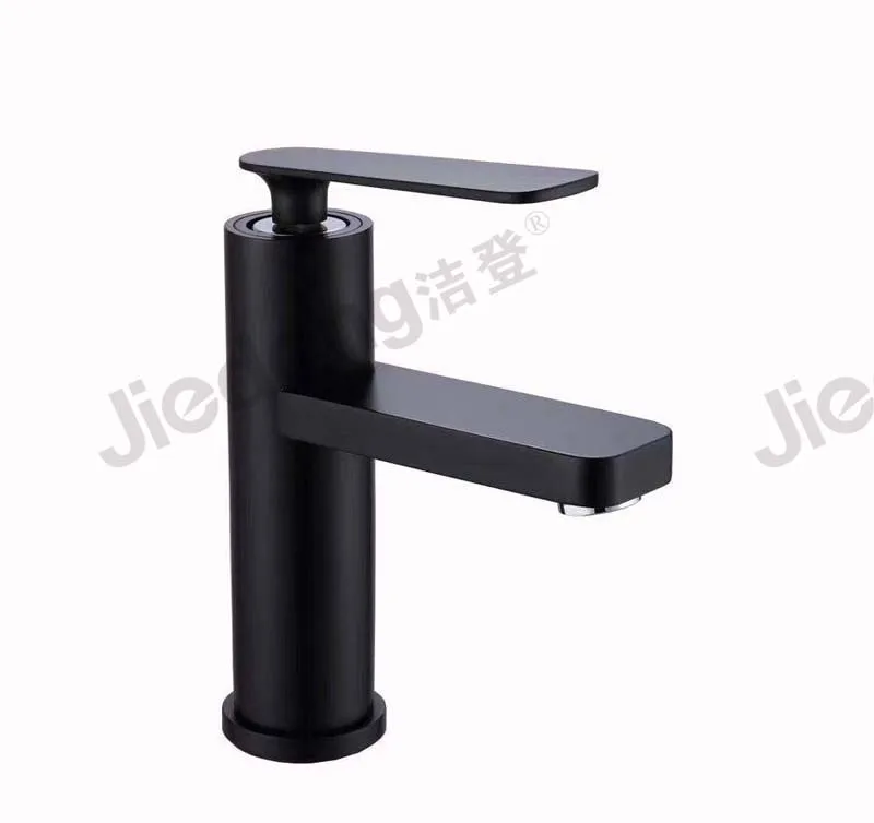 
high quality bathroom tap brass washbasin black finish faucet (B66_black) 