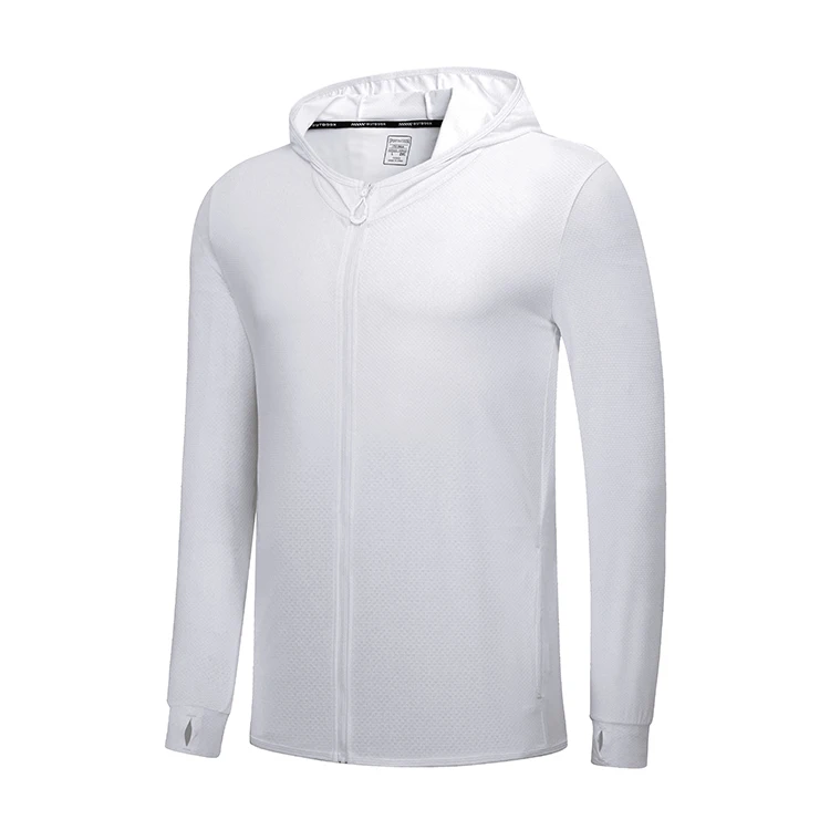 OEM Custom Outdoor thin hoodie for summer Skin Clothing Quick-drying Breathable  Rush Guard