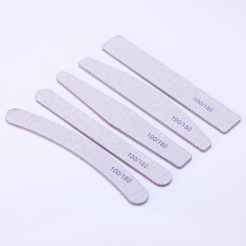 25pcs 100/180 Nail Files Block Buffer Pedicure Manicure Nail Polish Files Beauty Tool Professional Nail Files Tools