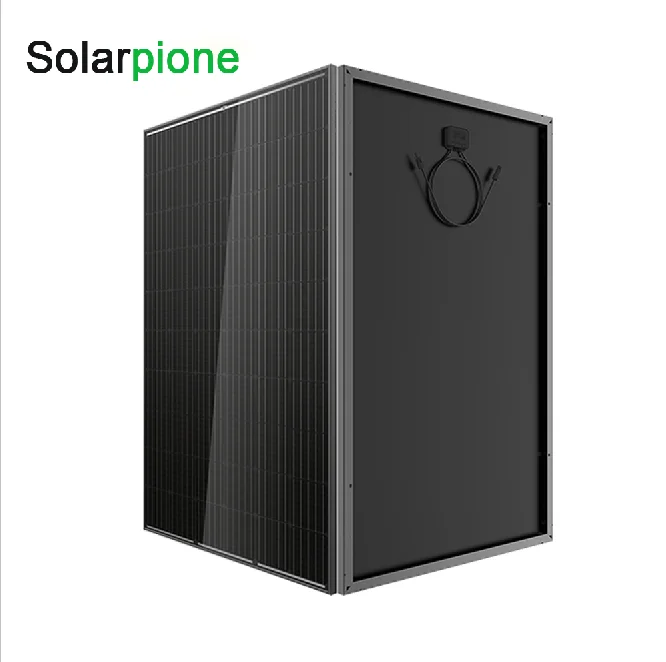 Solarpione 182mm 400w 108 Half cells 385w 390w 410w  ALL BLACK high efficiency solar panels for home mini solar energy storage