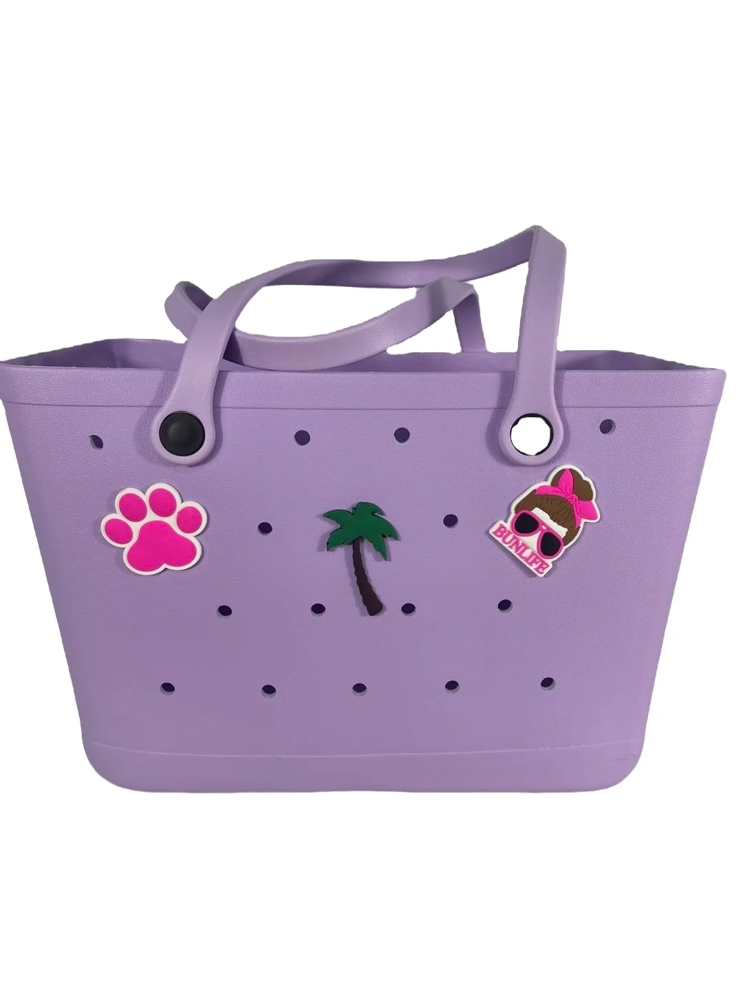 Unisex-Adult Clog Shoes Charms Accessories Pvc Charms Eva Beach Tote Bag Charms Summer Shoes Accessories