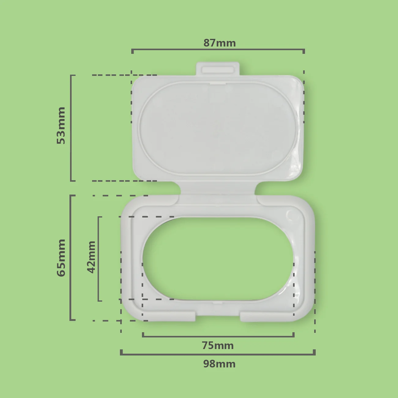 Wet Wipes Plastic Lid Canister Wet Wipe Packaging Wet Wipe Cover Applicator