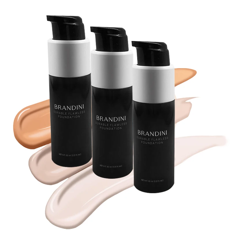Long wear liquid foundation makeup base full coverage poreless foundation concealer