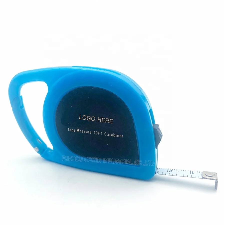 10 футов/3 м Мини-измерительная лента подарок карабин измерительная лента для рекламы