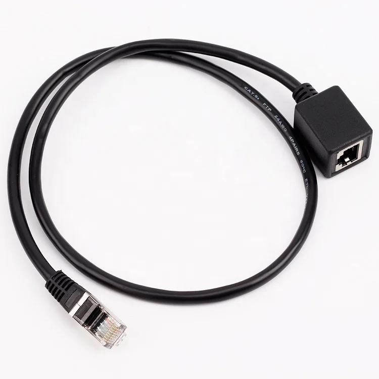 UTP CAT5E RJ45 Extension Patch Network Cable With Male To Female Interface