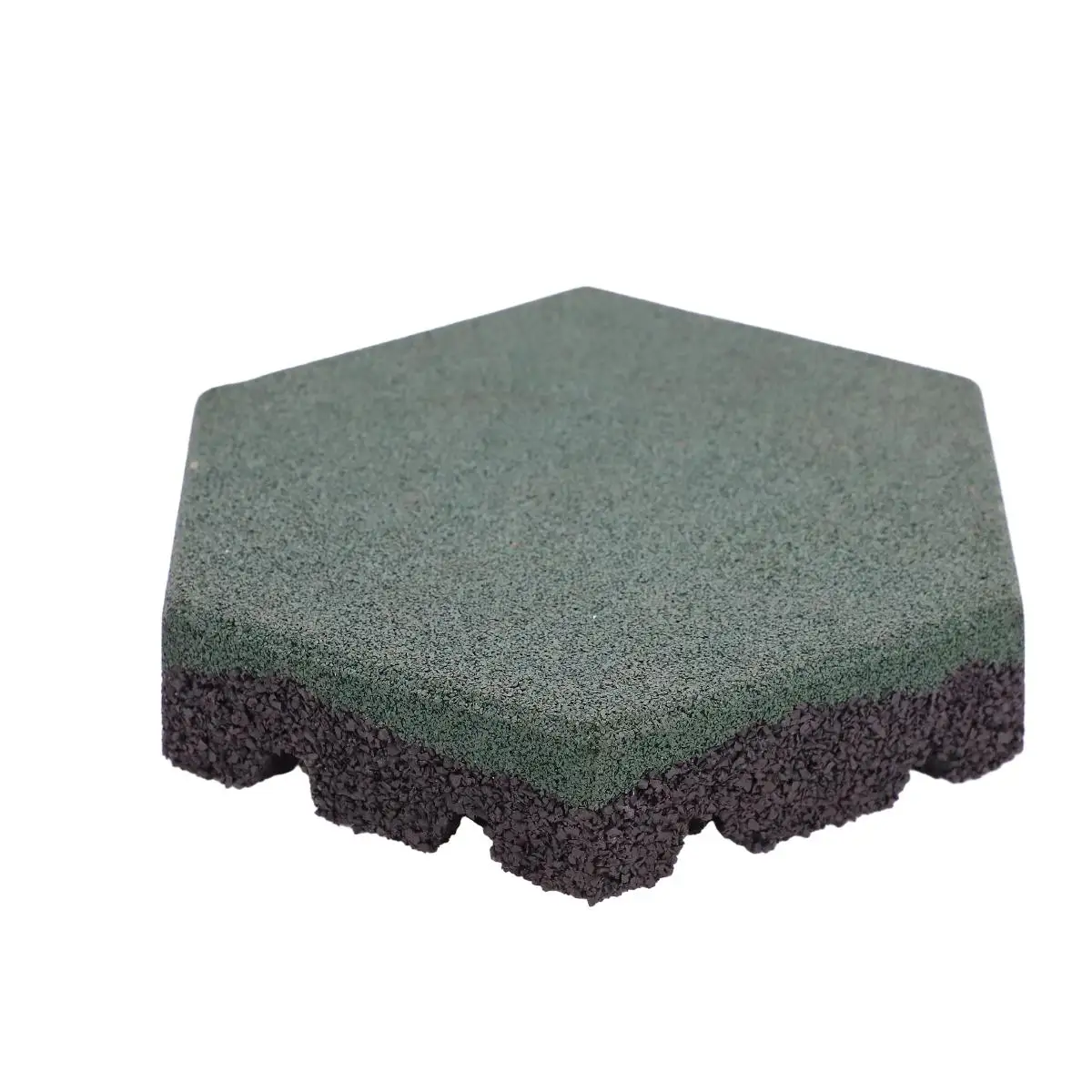 Wholesale Cheap anti-slip rubber paver anti-slip safe play rubber tile garden rubber brick