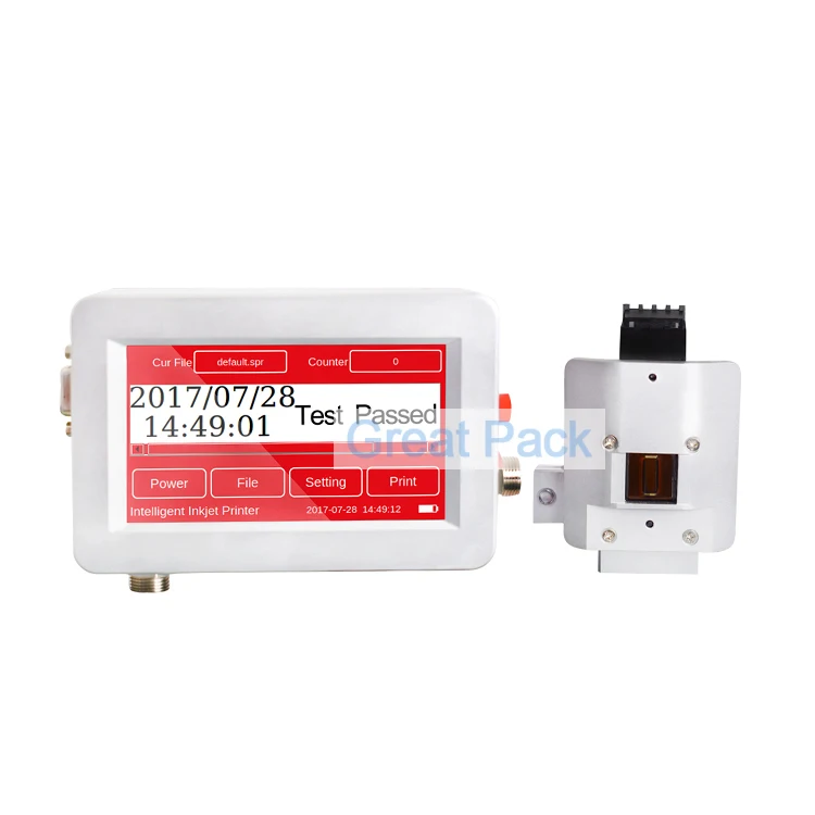 Online carton box plastic bag date/batch number printing machine