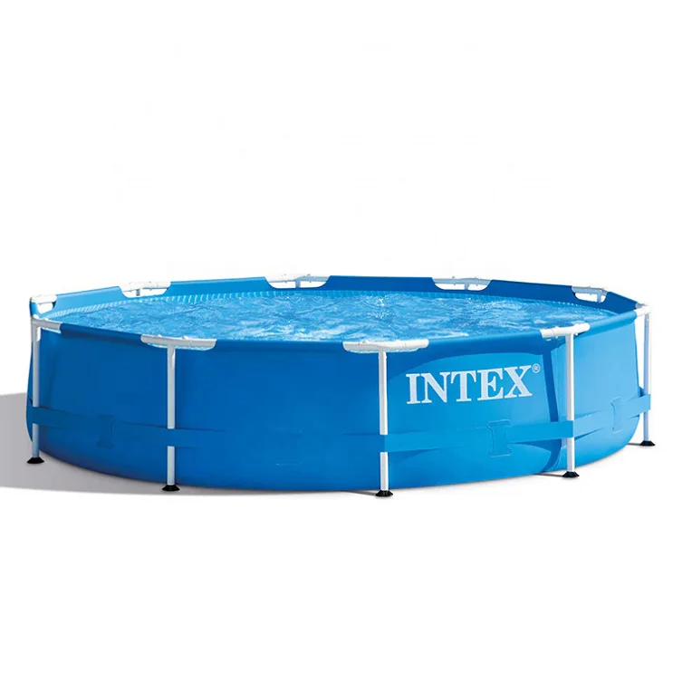 INTEX 28200 10FT*30IN Metal Frame Round Pool Outdoor Swimming Pool