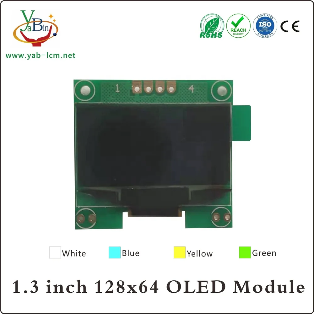 1.3 inch 128X64 With I2C Interface Small Oled Lcd Display