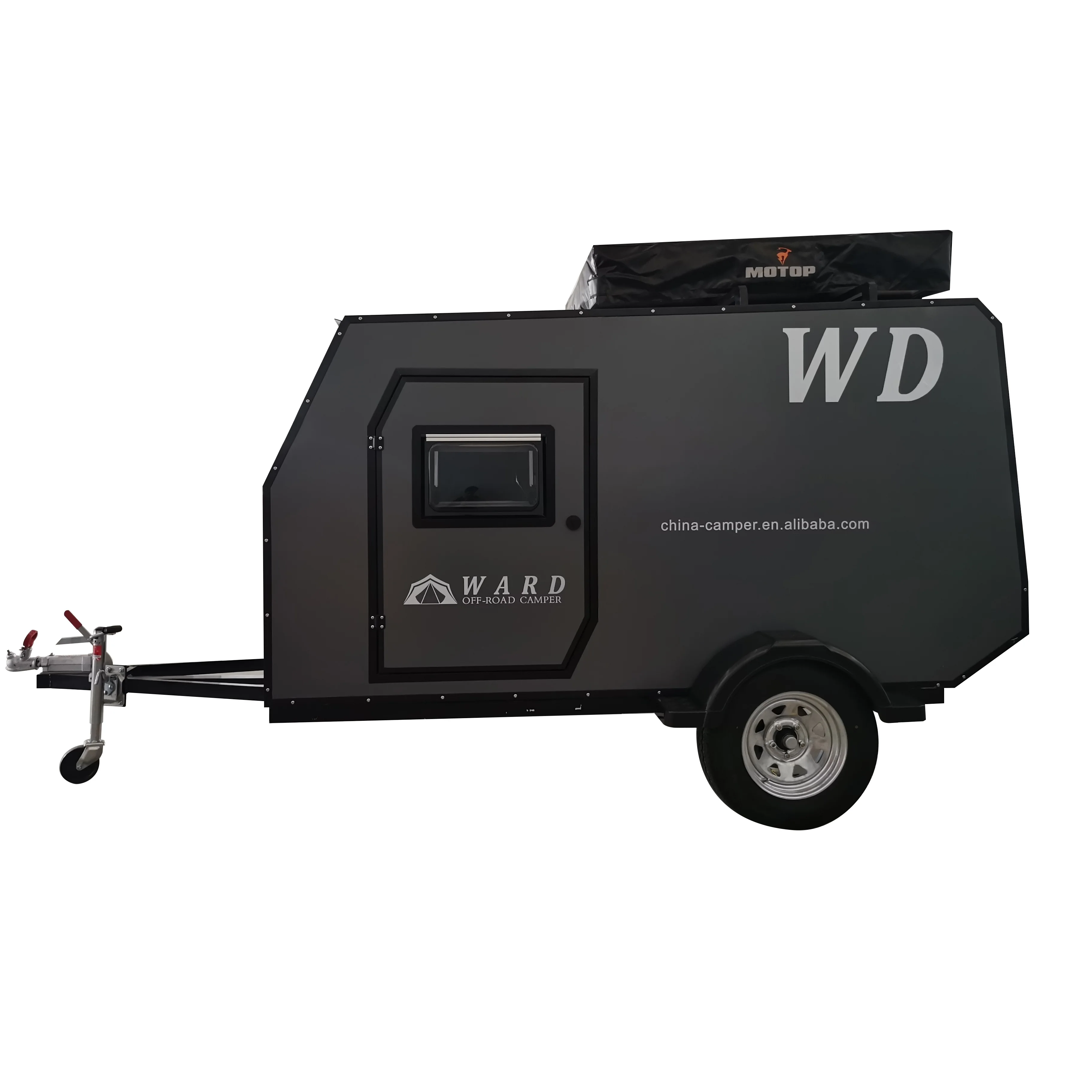 Very Small Camping Trailers with tent High Quality Camping Trailer FREE shipping HYBRID camper trailer