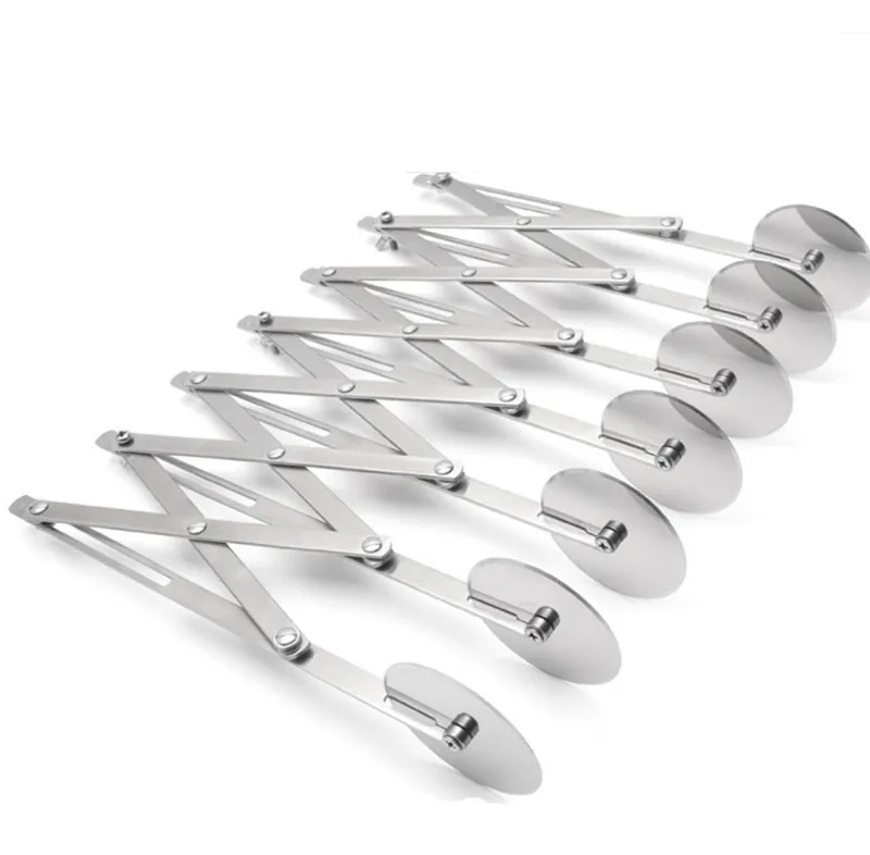 3/5/7 Wheels Stainless Steel Dough Sheet Wheel Cutter Pizza Cutter Baking Tools