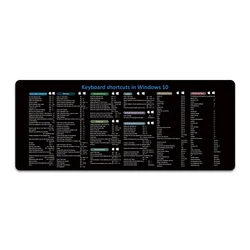 Factory Price Wholesale OEM/ODM large computer gaming mouse pad cheap gaming mouse pad English shortcut key custom mouse pad