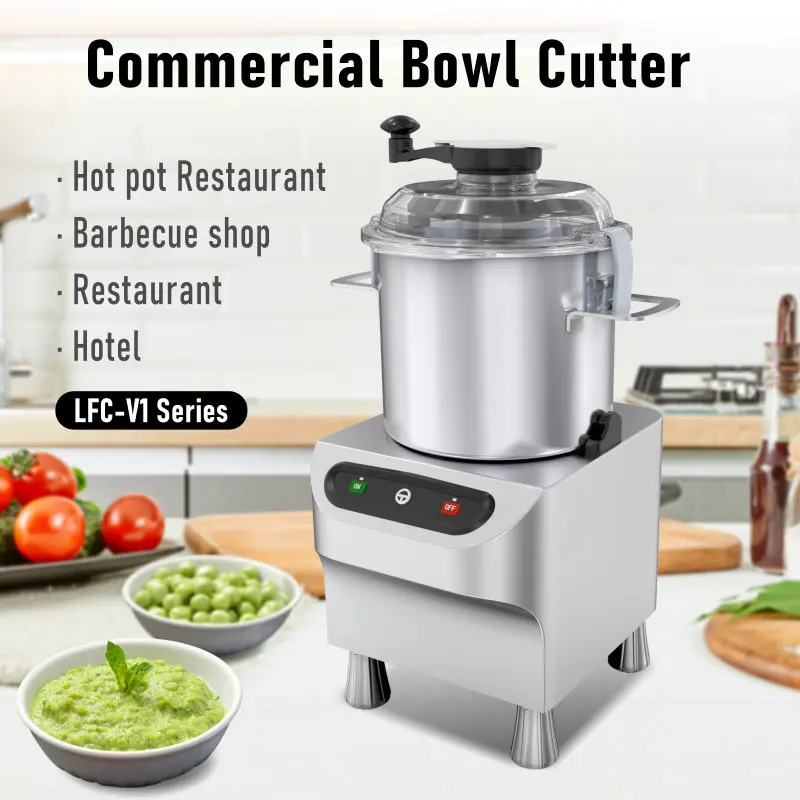 ASAKI manufacturer new electric commercial multi-function Meat Vegetable food Chopper Machine with bowl cutter mixer
