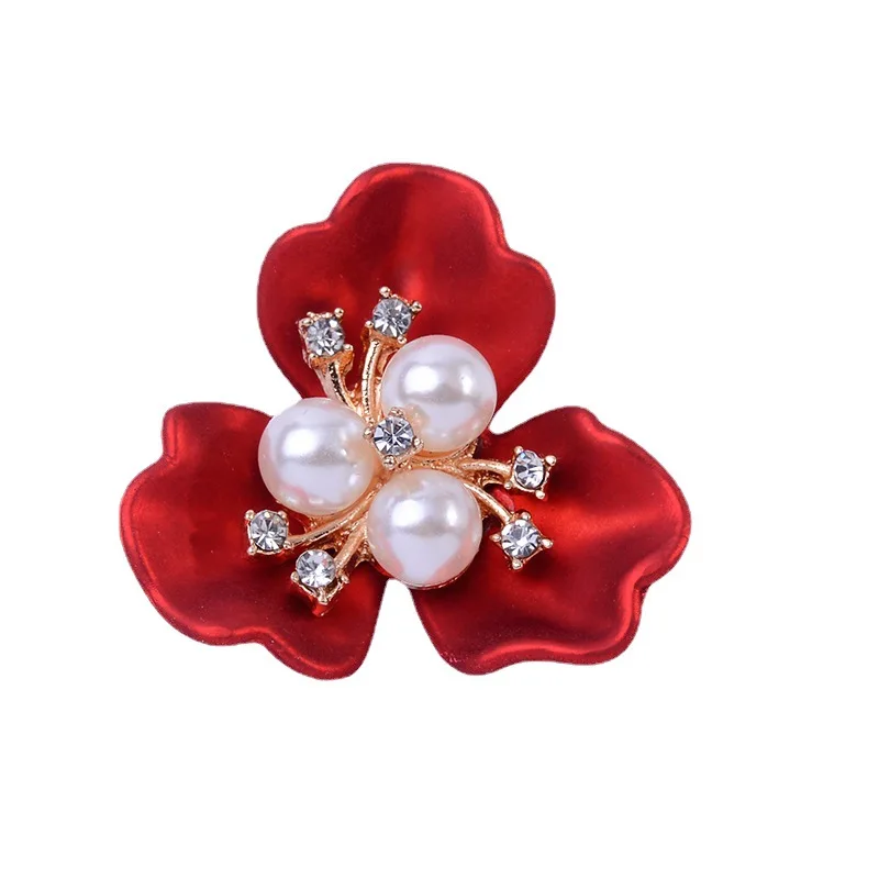 DIY jewelry accessories festival petal hair accessories bridal clothing materials pearl rhinestone flower core plate accessories