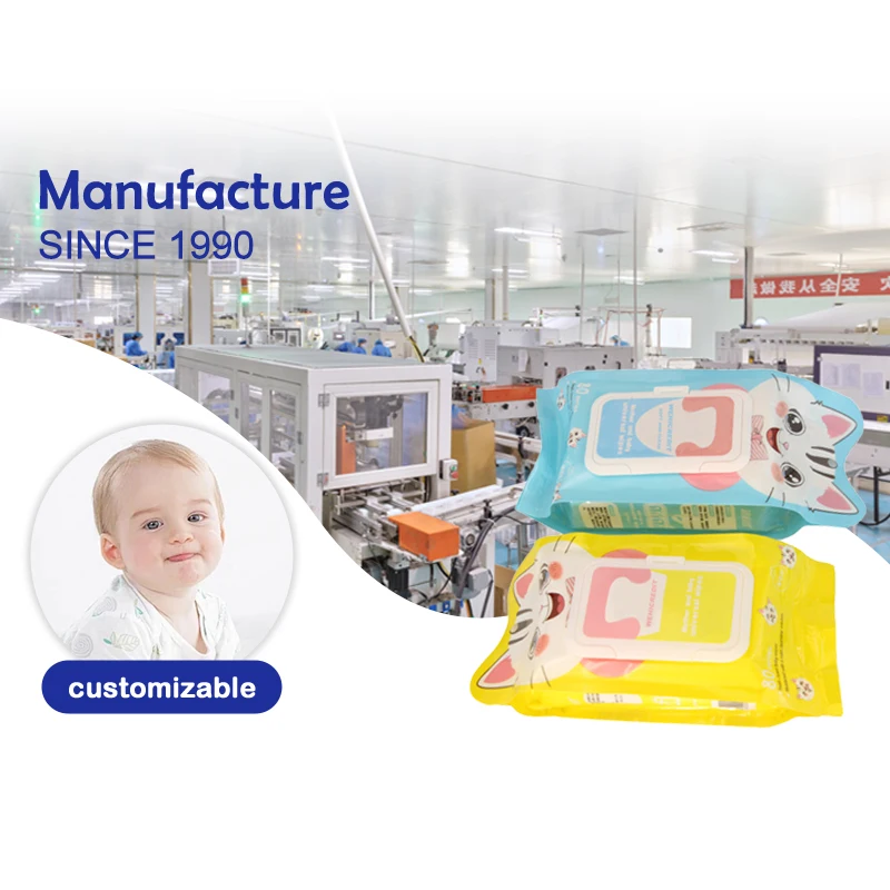 Factory price wholesale natural organic biodegradable baby wet wipe Wholesale disposable baby wipes