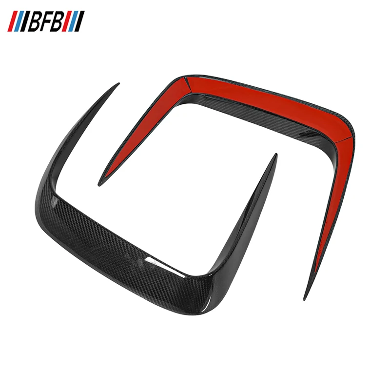 BFB Real Dry Carbon Fiber Exterior Trim Front Bumper Vents Cover Carbon Fiber For Car For BMW 6 Series GT G32 2021+