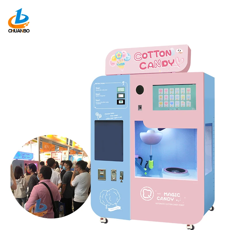 Лидер продаж на Amazon, 110 В, 120 В, 220 В, электрическая автоматическая машина для производства сладостей с зефиром, большая машина для приготовления ватных сладостей Mahince