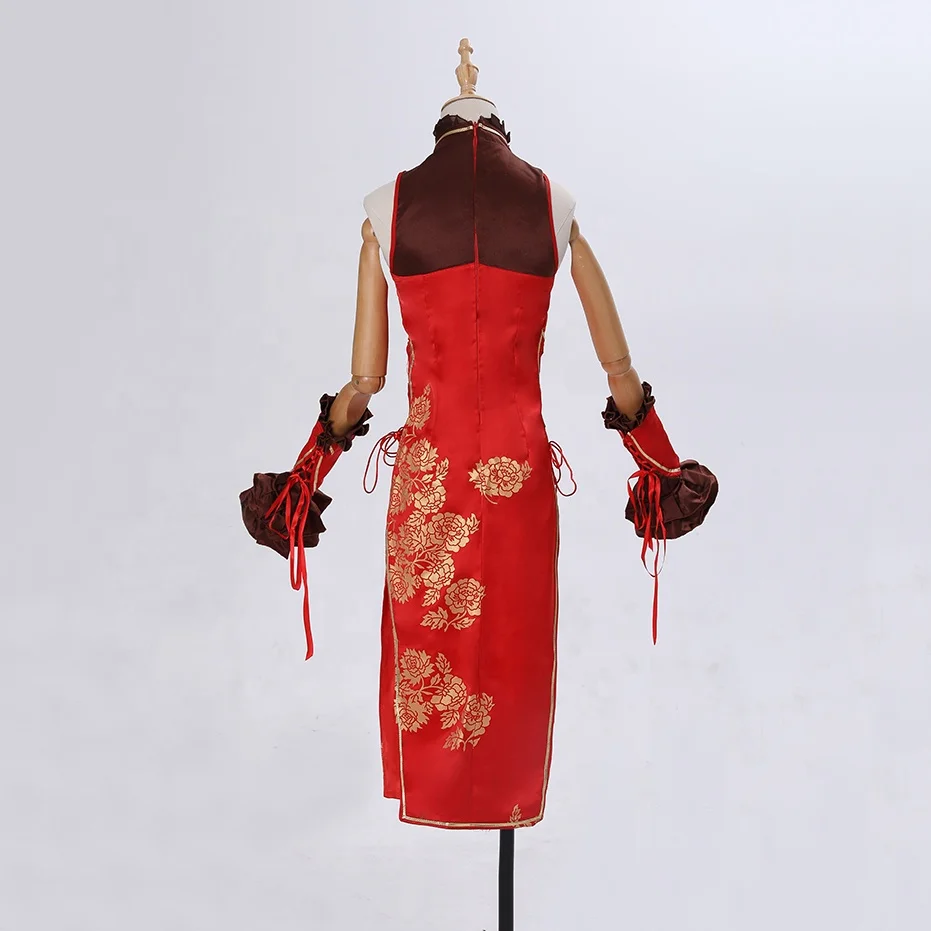 Женский сексуальный костюм токисаки Куруми Чонсам из аниме косплей свидание прямая трансляция