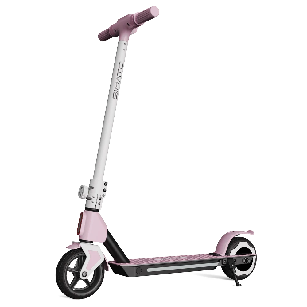 Drop Ship Electric Children Scooter 6.5 Inch 130w Motor Safe Riding Li-ion Battery Moped for Kids