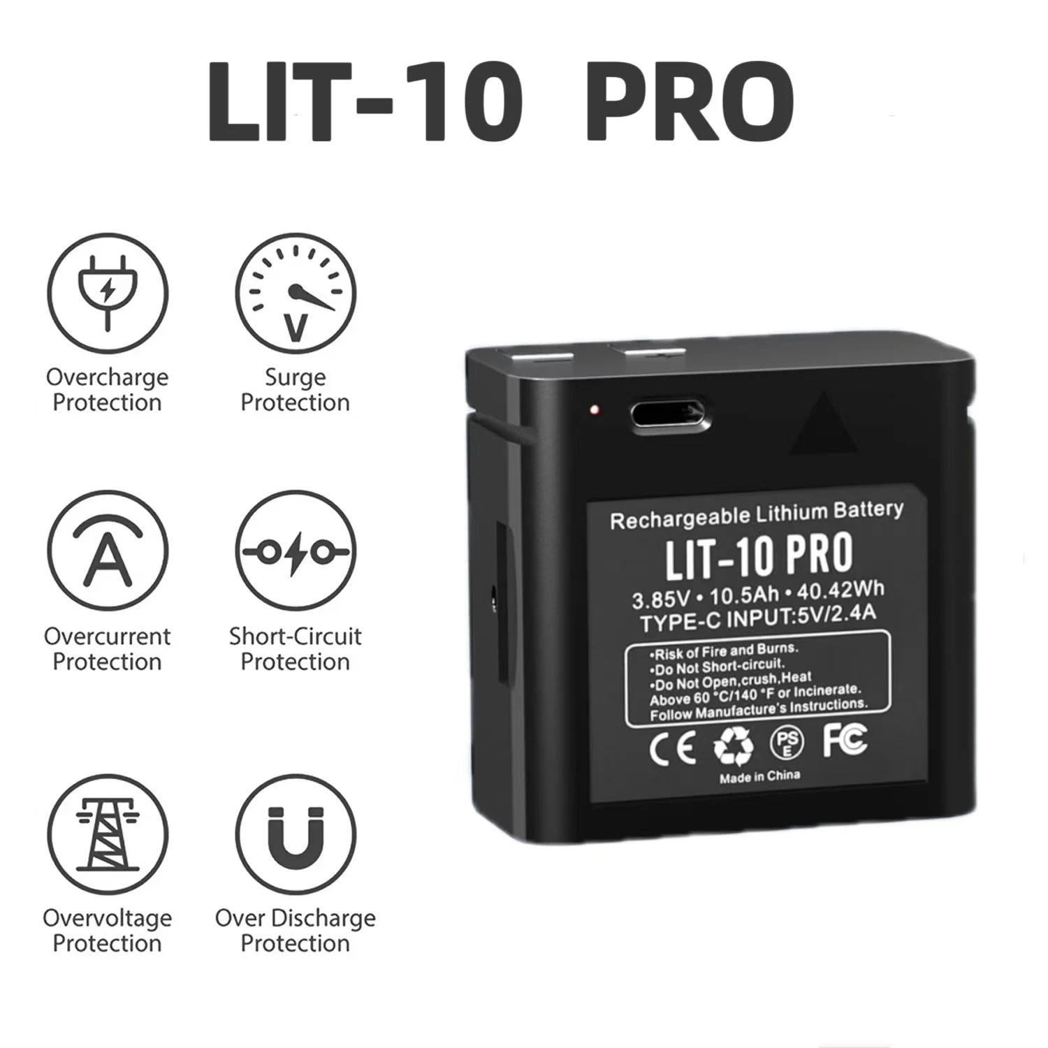 3 85 В 10500 мАч LIT-10 Pro Замена батареи для SPYPOINT Hunting Trail сотовая камера перезаряжаемые литиевые