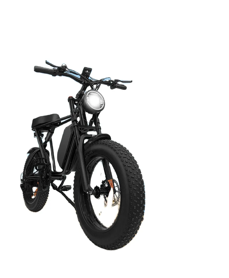 2023 New Model 48v 1000w 750w Electric Bicycle E Bike Fat Tire Chopper Electric Bike Motorcycles