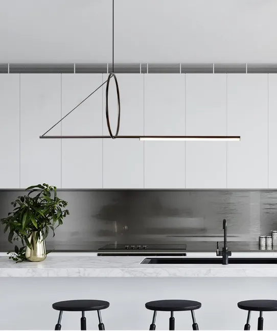 
Simple Iron Acrylic Village Workshop Office Building Lamp Chandeliers Lighting For Photo Decoration 