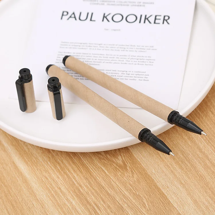 Eco Friendly 0.5mm Wood Bamboo Ball Pen With Custom Logo Printing Promo Pen