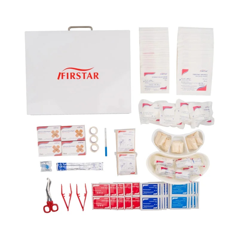 First Aid Medicine Metal Storage Cabinet Square Household Medicine Storage Box Wall Mounted Case