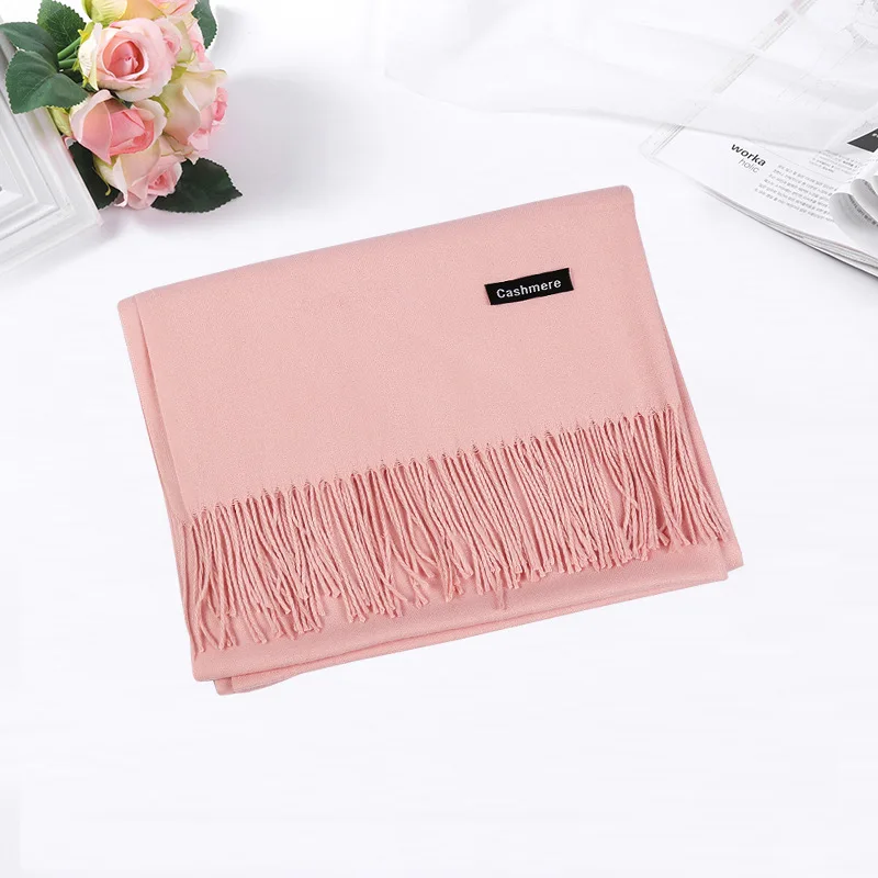 Scarfs For Women Wholesale High Quality Elasticity Solid Color Foulard Women Muslim Hijab Jersey Cotton Scarf